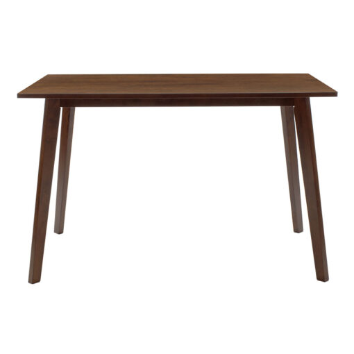 Τραπέζι Benson pakoworld MDF σε καρυδί απόχρωση 120x75x75εκ – 097-000003