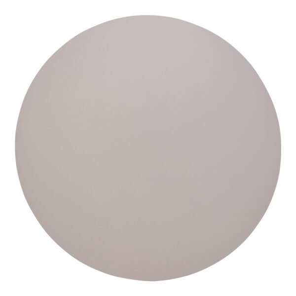 Τραπέζι Dammero pakoworld mdf σε cream απόχρωση με πόδι μαύρο μέταλλο Φ100×75εκ – 101-000088