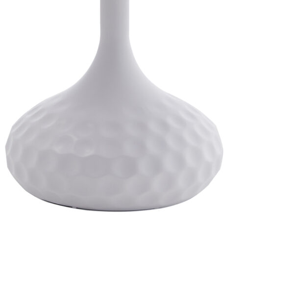 Βοηθητικό τραπέζι Fabron Inart λευκό sintered stone Φ50×52εκ – 101-000096