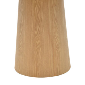 Τραπέζι Kayano pakoworld mdf σε φυσική απόχρωση Φ120×72εκ – 101-000112
