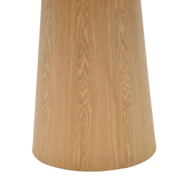 Τραπέζι Kayano pakoworld mdf σε φυσική απόχρωση Φ120×72εκ – 101-000112