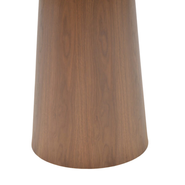 Τραπέζι Kayano pakoworld καρυδί mdf Φ120×72εκ – 101-000113