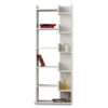 Bookcase Oppa pakoworld white 61x22x162 119-000097