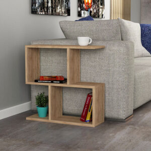 Βοηθητικό τραπέζι Homemania pakoworld χρώμα φυσικό 60x20x60εκ – 119-000731