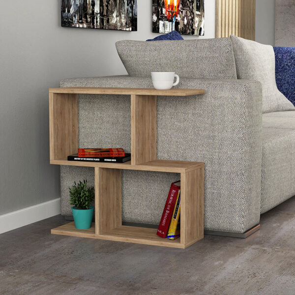 Βοηθητικό τραπέζι Homemania pakoworld χρώμα φυσικό 60x20x60εκ – 119-000731