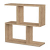 Side table Homemania pakoworld in oak color 60x20x60cm 119-000731