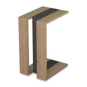 End table Muju pakoworld oak-anthracite 40x30x57cm 119-000768