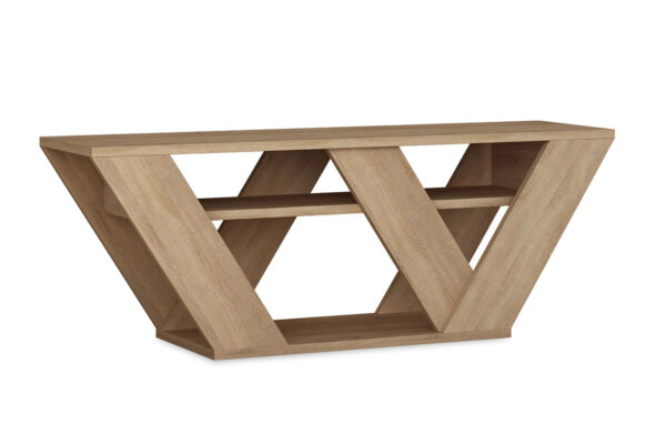 Έπιπλο τηλεόρασης Pipralla pakoworld φυσικό 110x30x40εκ – 119-000968