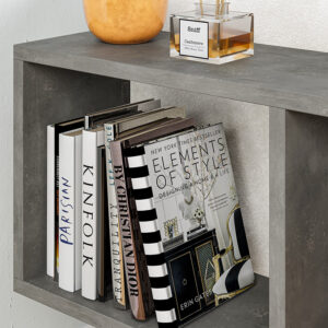 Βοηθητικό τραπέζι Homemania pakoworld γκρι antique 60x20x60εκ – 119-001088