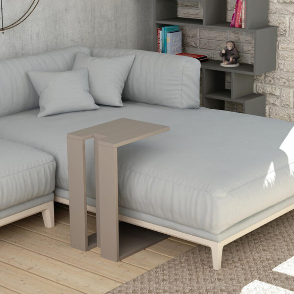 Βοηθητικό τραπέζι Muju pakoworld σε μόκα απόχρωση 40x30x57εκ – 119-001241