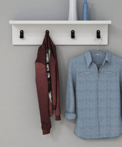 Κρεμάστρα Mulan pakoworld χρώμα λευκό 60x16x14.5εκ – 120-000035