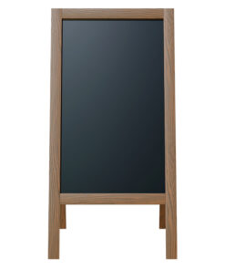 Stand μενού Felex pakoworld καρυδί-μαύρο 50x25x100εκ – 120-000162