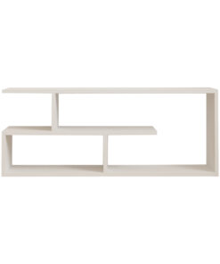 Έπιπλο τηλεόρασης Waldo pakoworld λευκό μελαμίνης 100×29,5×40εκ – 120-000172