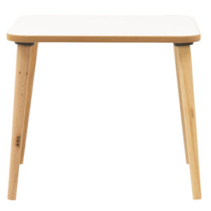 Παιδικό τραπεζάκι Jerry pakoworld λευκό-φυσικό 50x50x43εκ – 120-000291