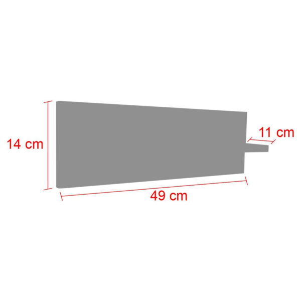 Κρεμάστρα Lolia pakoworld φυσικό 49x11x14εκ – 120-000316