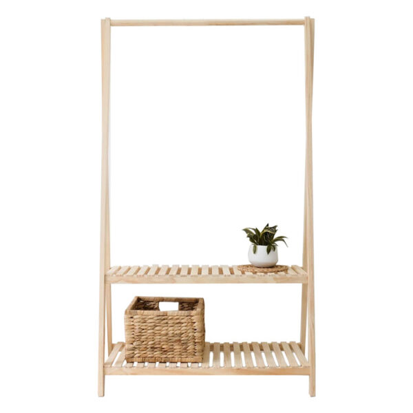 Έπιπλο εισόδου Linett pakoworld φυσικό 86x38x148εκ – 120-000322