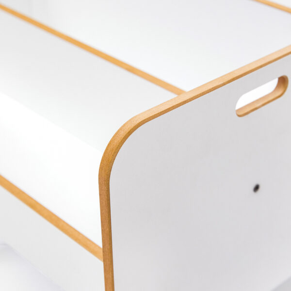 Ραφιέρα Dovere pakoworld λευκό mdf 56x34x55εκ – 120-000420