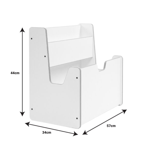 Ραφιέρα Crane pakoworld λευκό mdf 57x34x55εκ – 120-000422