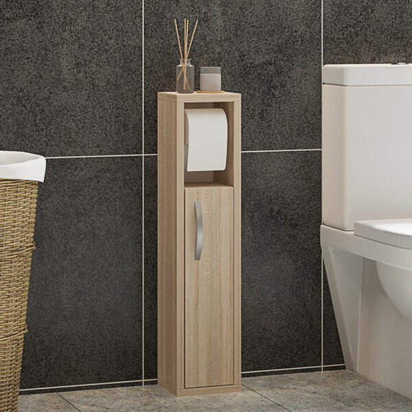 Ντουλάπι-στήλη Μaretto pakoworld σε sonoma απόχρωση 16x14x70εκ – 120-000501