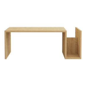 Τραπέζι σαλονιού Poko pakoworld σε oak απόχρωση 86.8x50x32,4εκ – 120-000505