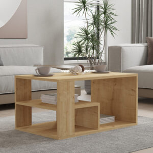 Τραπέζι σαλονιού Sobu pakoworld σε oak απόχρωση 80x50x40εκ – 120-000510