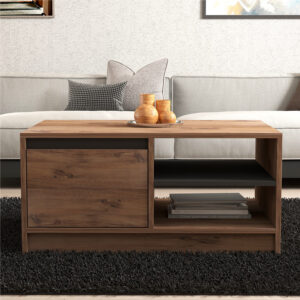 Τραπέζι σαλονιού Narli pakoworld σε sonoma απόχρωση 90x60x45εκ – 120-000511