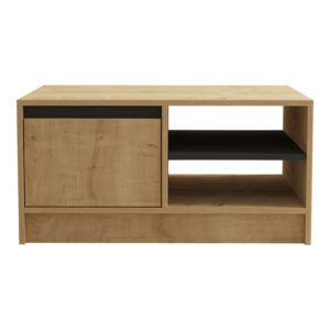 Τραπέζι σαλονιού Narli pakoworld σε oak απόχρωση 90x60x45εκ – 120-000512