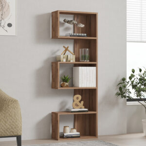 Βιβλιοθήκη Cascade pakoworld σε sonoma  απόχρωση 51.8x22x150εκ – 120-000520