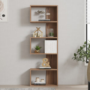 Βιβλιοθήκη Cascade pakoworld σε sonoma  απόχρωση 51.8x22x150εκ – 120-000520