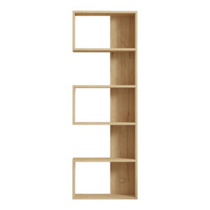 Βιβλιοθήκη Cascade pakoworld σε oak απόχρωση 51.8x22x150εκ – 120-000522