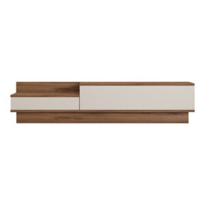 Έπιπλο τηλεόρασης Eclipse pakoworld σε κρεμ-oak απόχρωση 160x35x35εκ – 120-000533
