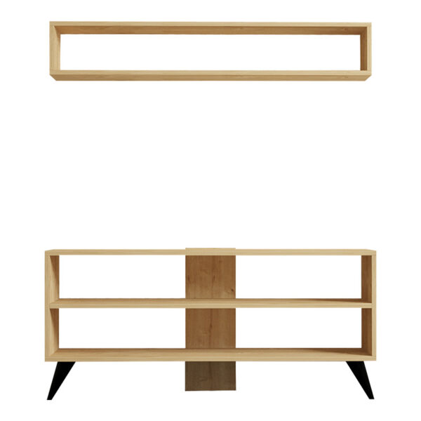 Σύνθετο σαλονιού Prestige pakoworld σε oak απόχρωση 120×29,6×50εκ – 120-000536