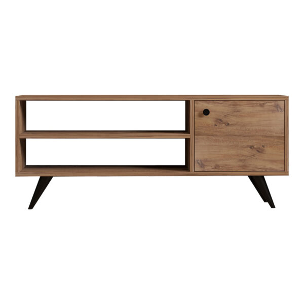 Έπιπλο τηλεόρασης Wison pakoworld σε sonoma απόχρωση 120x29x50εκ – 120-000541