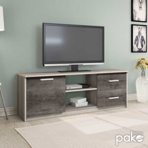Έπιπλο τηλεόρασης OLYMPUS pakoworld χρώμα castillo-toro 160×39,5×50,5εκ – 123-000020