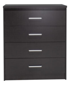 Συρταριέρα OLYMPUS pakoworld με 4 συρτάρια χρώμα wenge 80x40x95εκ – 123-000037