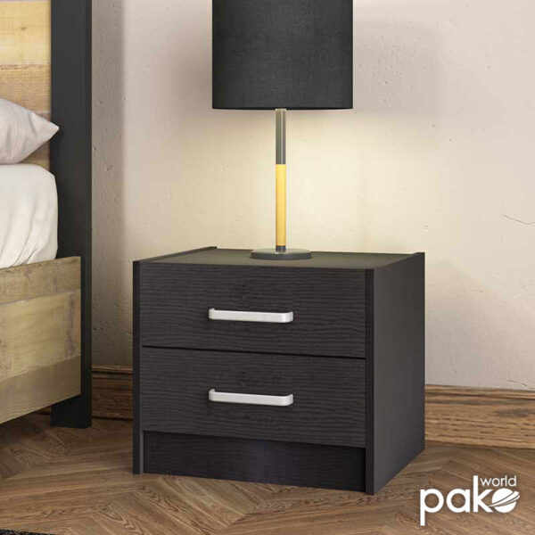 Κομοδίνο OLYMPUS pakoworld χρώμα wenge 47,5×40,5×40,5εκ. – 123-000051