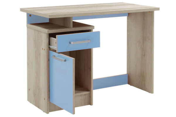 Γραφείο εργασίας Looney pakoworld χρώμα castillo-μπλε 100x55x75εκ – 123-000080
