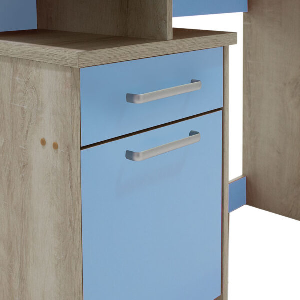 Γραφείο εργασίας Looney pakoworld χρώμα castillo-μπλε 100x55x75εκ – 123-000080