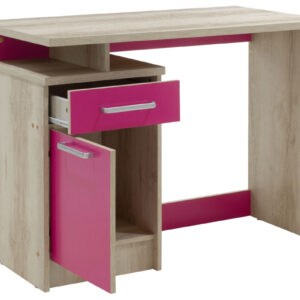 Γραφείο εργασίας Looney pakoworld χρώμα castillo-ροζ 100x55x75εκ – 123-000081
