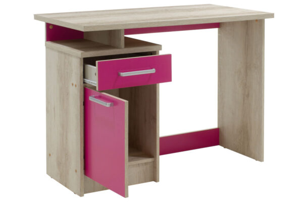 Γραφείο εργασίας Looney pakoworld χρώμα castillo-ροζ 100x55x75εκ – 123-000081