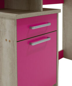 Γραφείο εργασίας Looney pakoworld χρώμα castillo-ροζ 100x55x75εκ – 123-000081