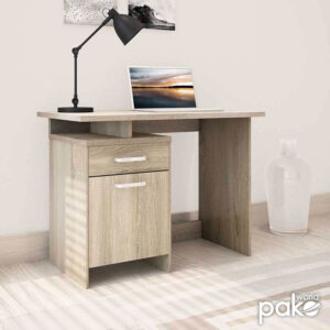 Γραφείο εργασίας Looney pakoworld χρώμα sonoma 100x55x75εκ – 123-000084