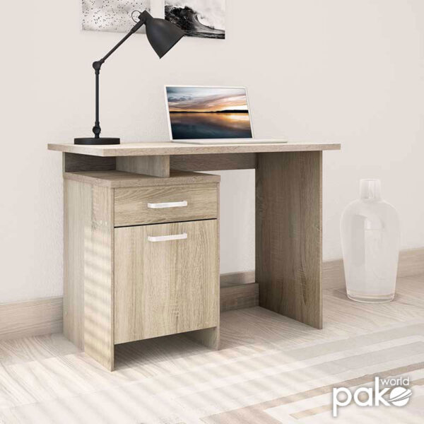 Γραφείο εργασίας Looney pakoworld χρώμα sonoma 100x55x75εκ – 123-000084