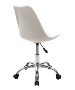 Καρέκλα γραφείου εργασίας Gaston II pakoworld PP-PU λευκό – 127-000023