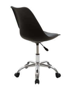 Καρέκλα γραφείου εργασίας Gaston II pakoworld PP-PU μαύρο – 127-000024