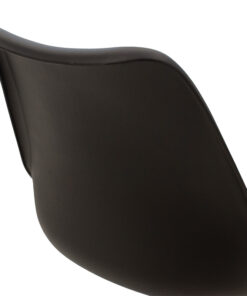 Καρέκλα γραφείου εργασίας Gaston II pakoworld PP-PU μαύρο – 127-000024