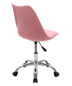 Καρέκλα γραφείου εργασίας Gaston II pakoworld PP-PU ροζ – 127-000025