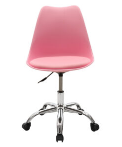 Καρέκλα γραφείου εργασίας Gaston II pakoworld PP-PU ροζ – 127-000025