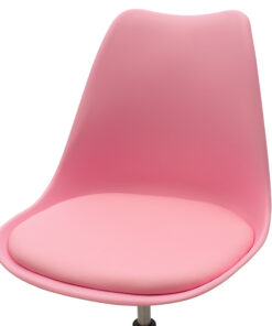 Καρέκλα γραφείου εργασίας Gaston II pakoworld PP-PU ροζ – 127-000025