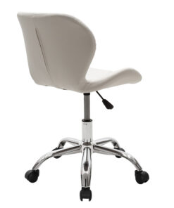 Καρέκλα γραφείου εργασίας Frea II pakoworld PU λευκό – 127-000028